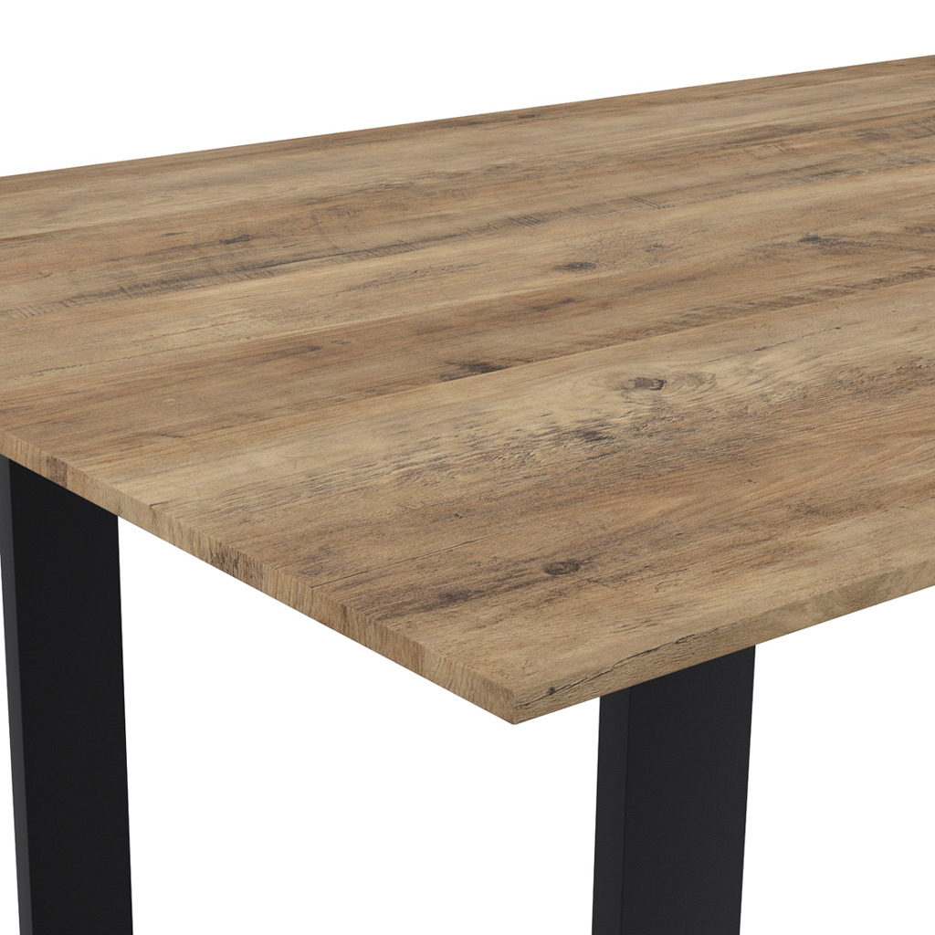 Antibes Russet & Black Dining Table