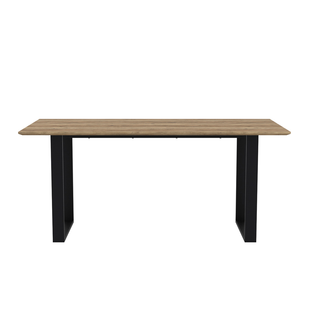 Antibes Russet & Black Dining Table