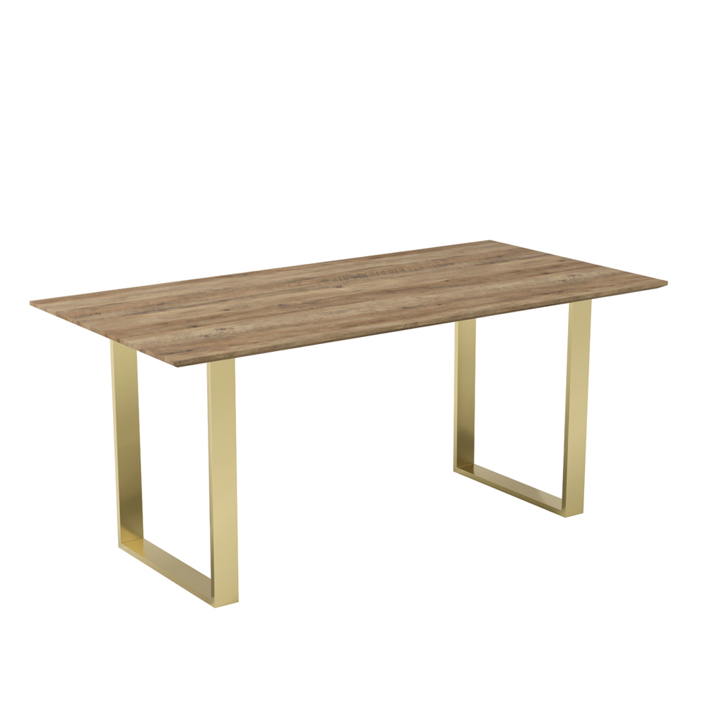 Antibes Russet & Gold Dining Table