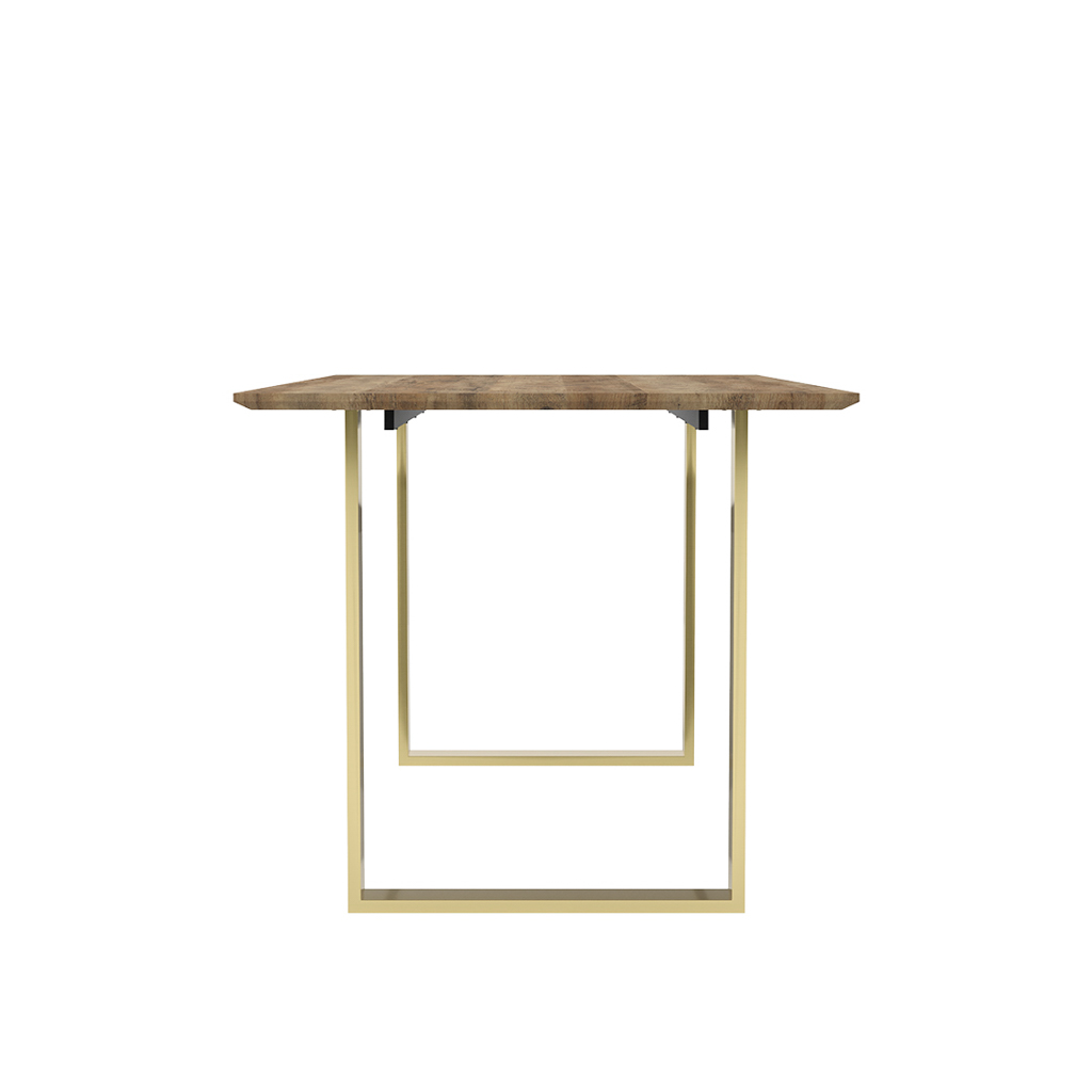 Antibes Russet & Gold Dining Table