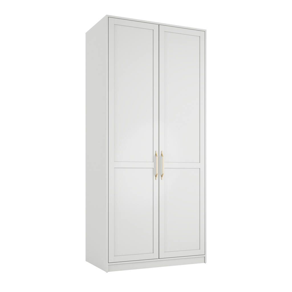 Austen White Double Wardrobe