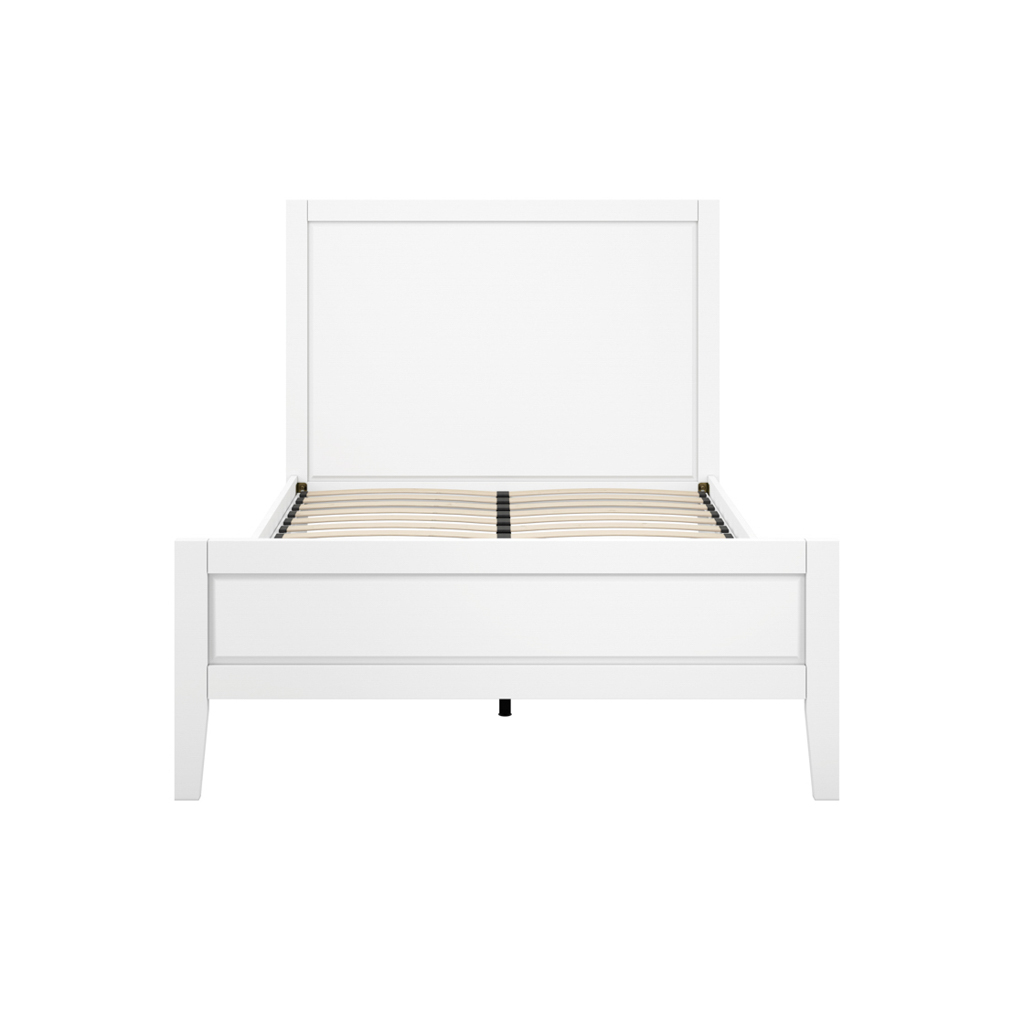 Bay White Double Bed