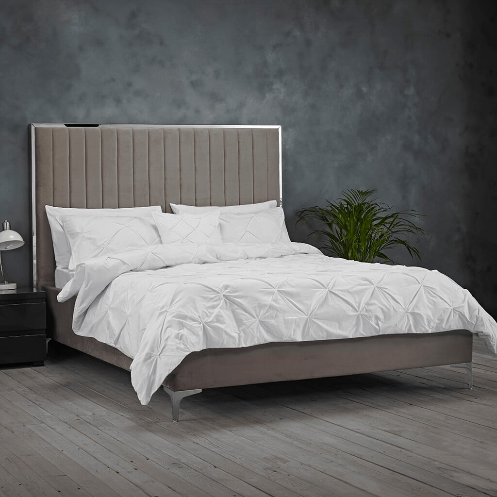 Berkeley Mink Grey Double Bed