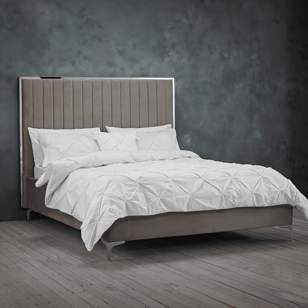 Berkeley Mink Grey Double Bed