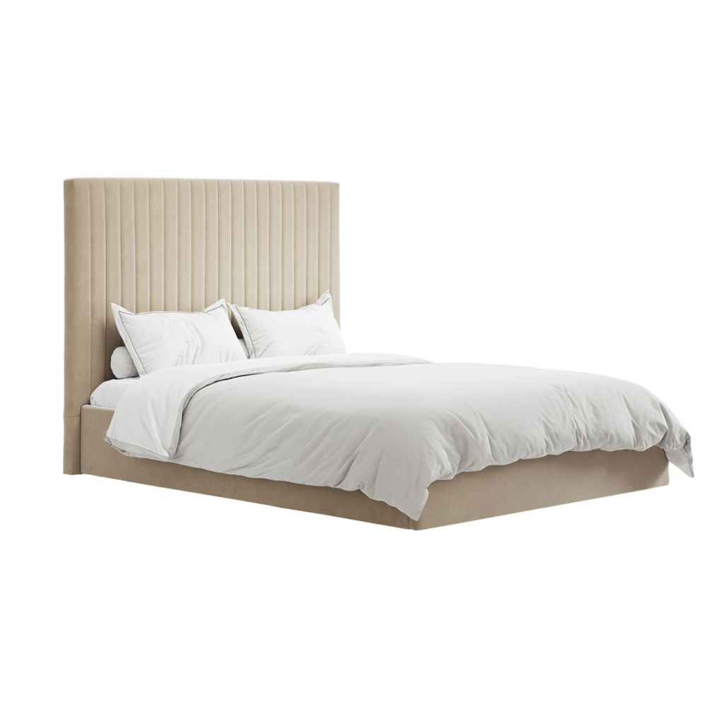 Berlin Beige Tall Super King Bed