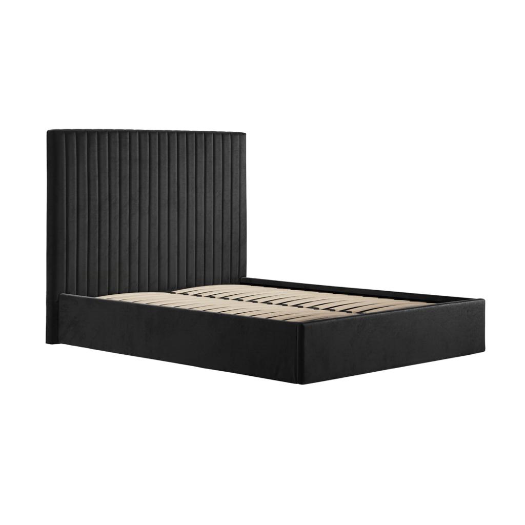 Berlin Black Tall Double Bed