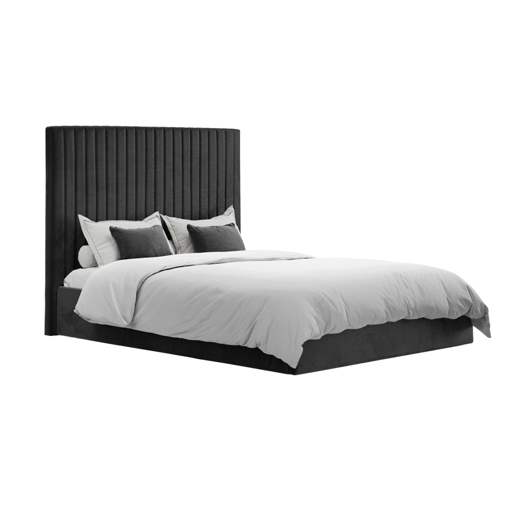 Berlin Black Tall Double Bed