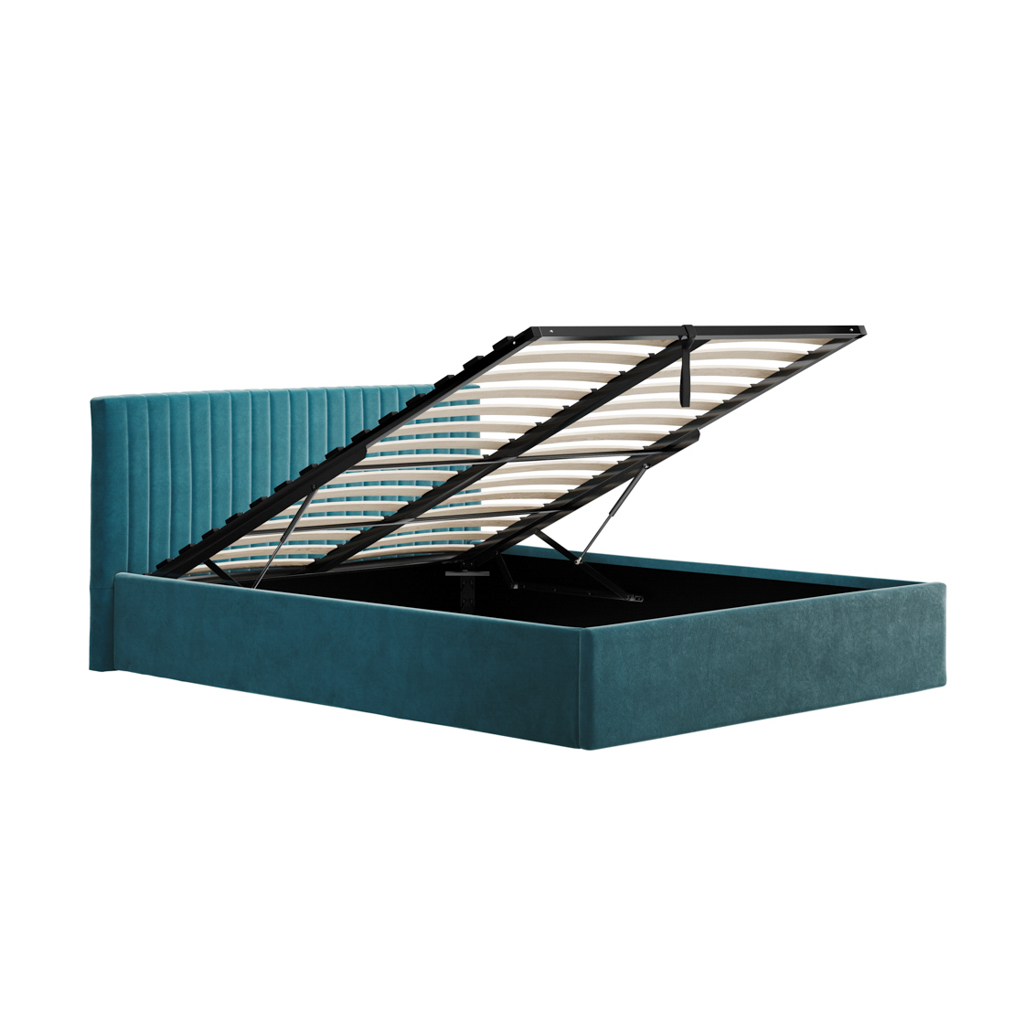 Berlin Teal Double Bed