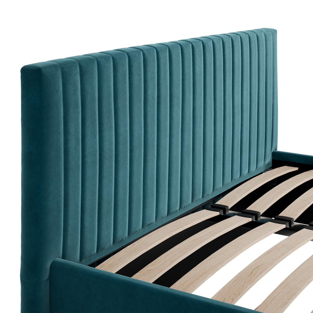 Berlin Teal Double Bed