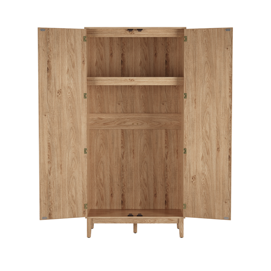 Bordeaux Oak 2 Door Wardrobe