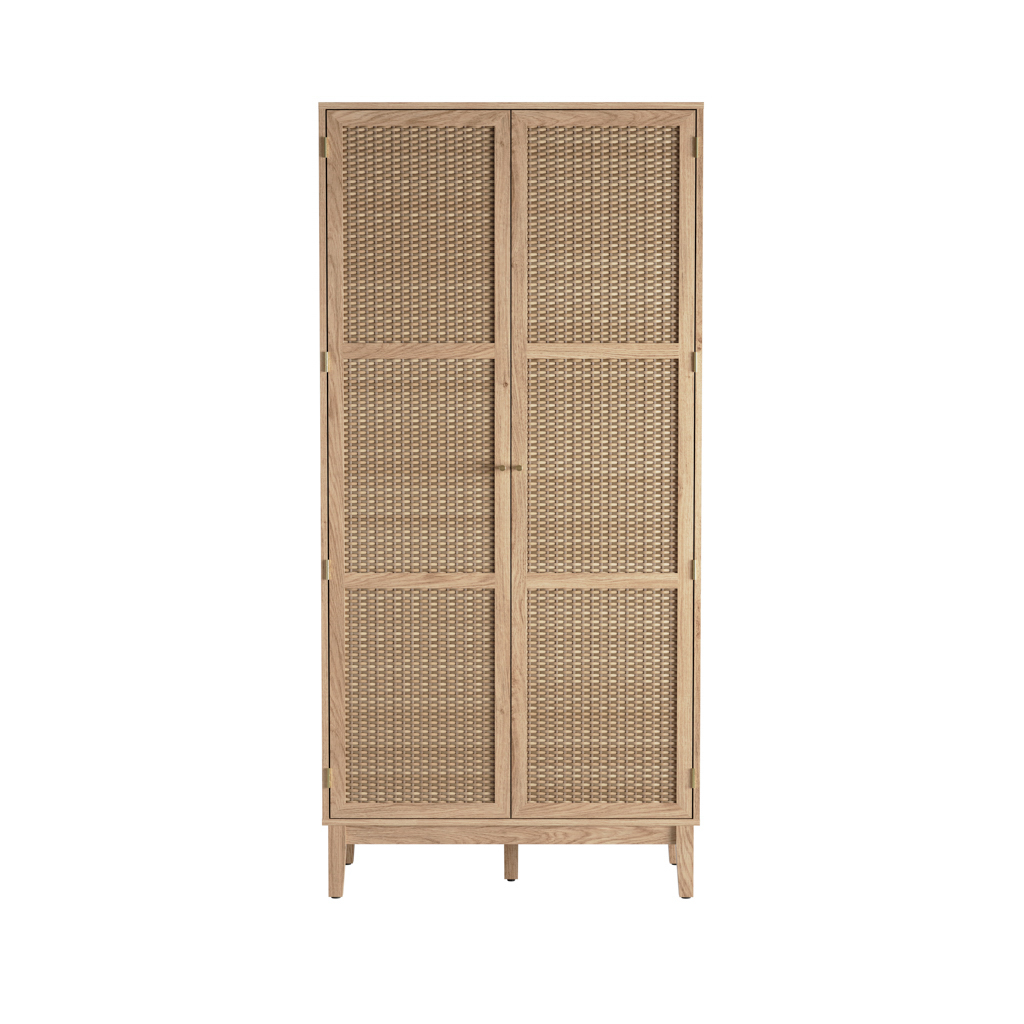 Bordeaux Oak 2 Door Wardrobe