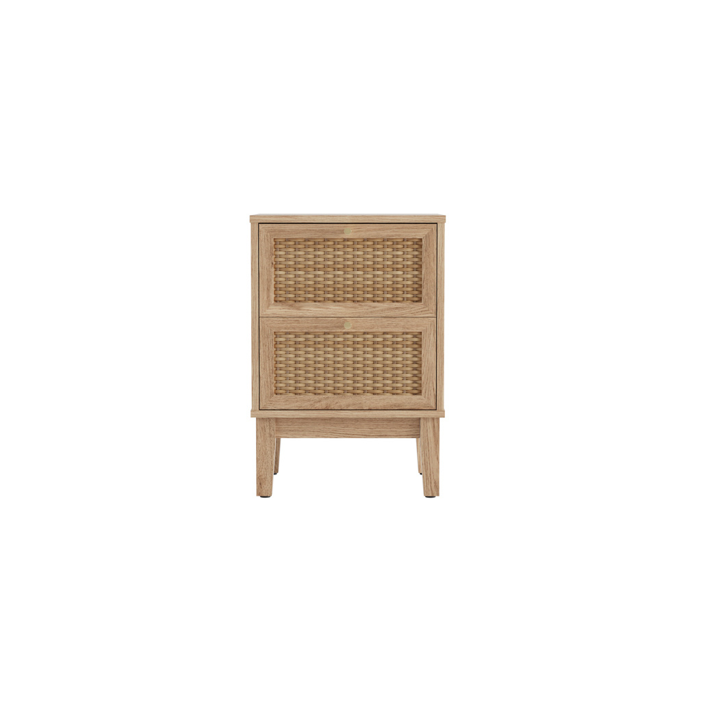 Bordeaux Oak Bedside Cabinet