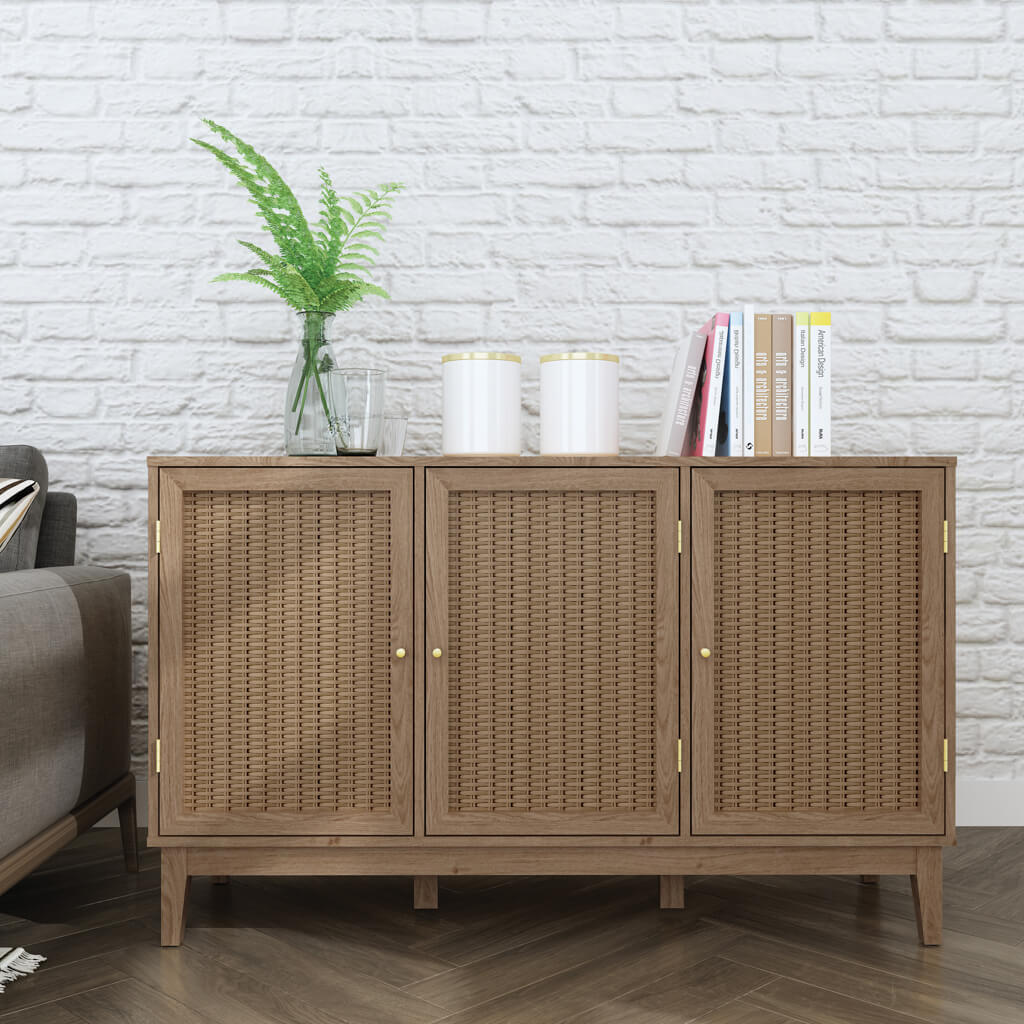 Bordeaux Oak Large Sideboard