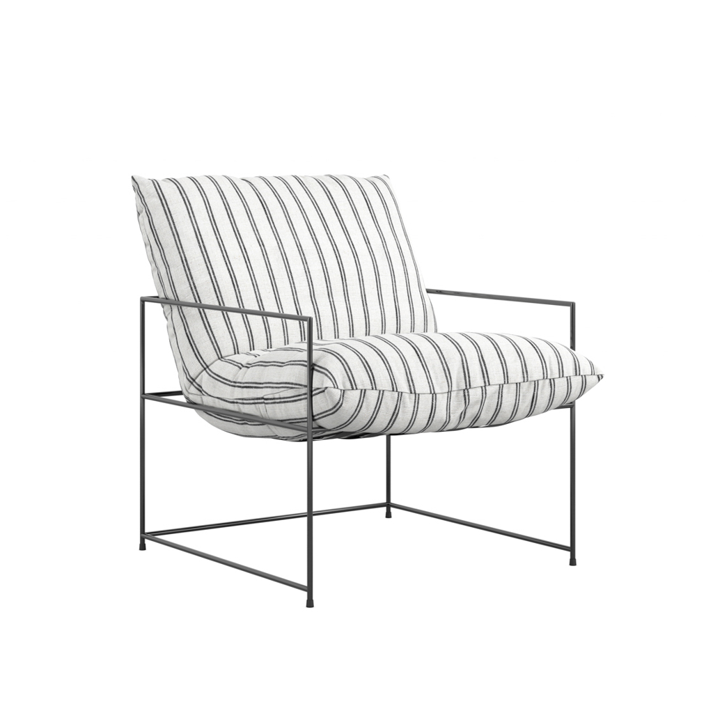 Brook Chalk Stripe Chair