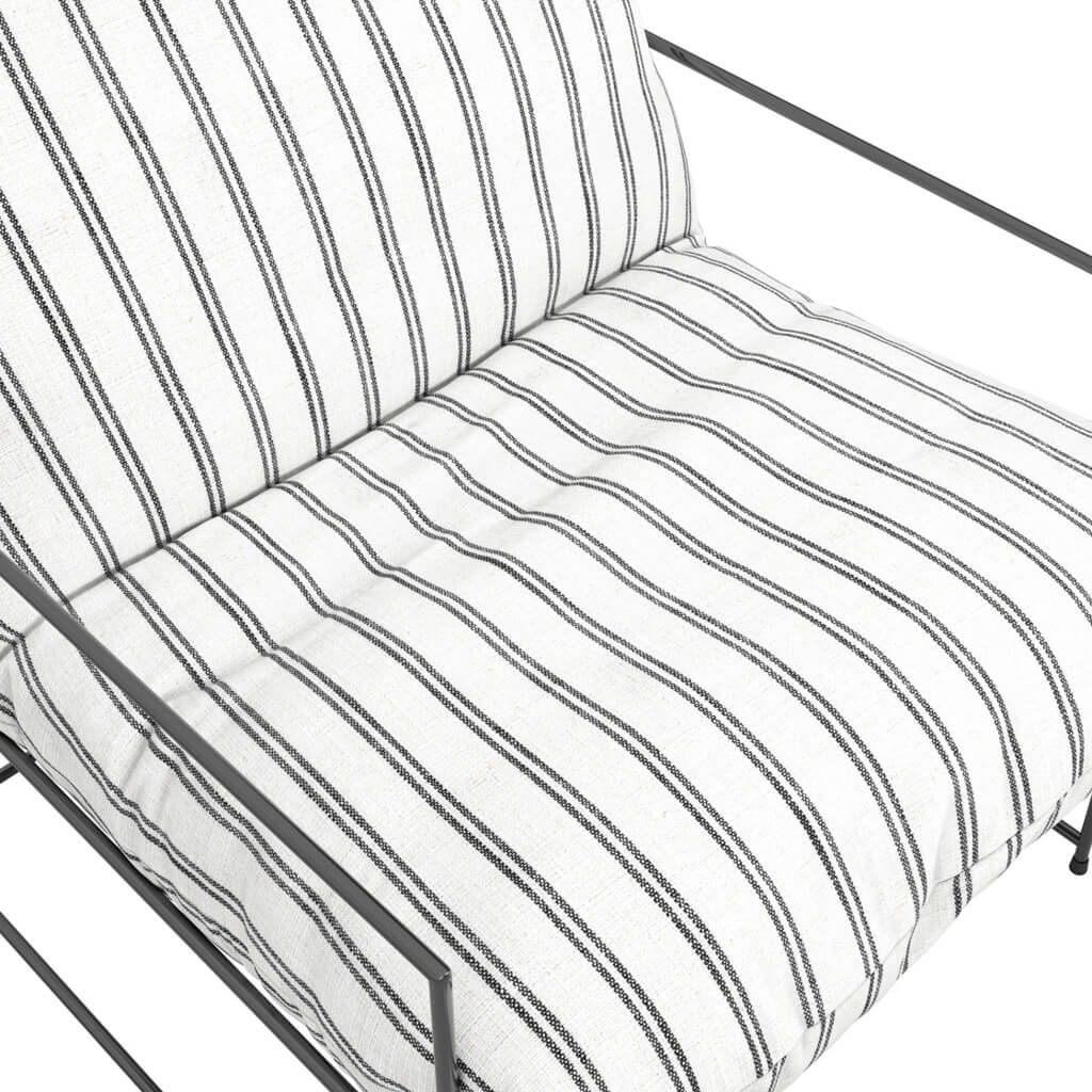 Brook Chalk Stripe Chair