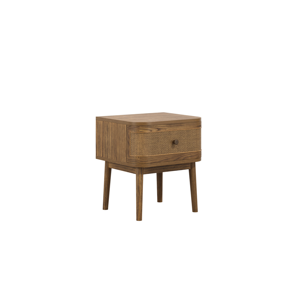 Callie Smoked Bedside Cabinet