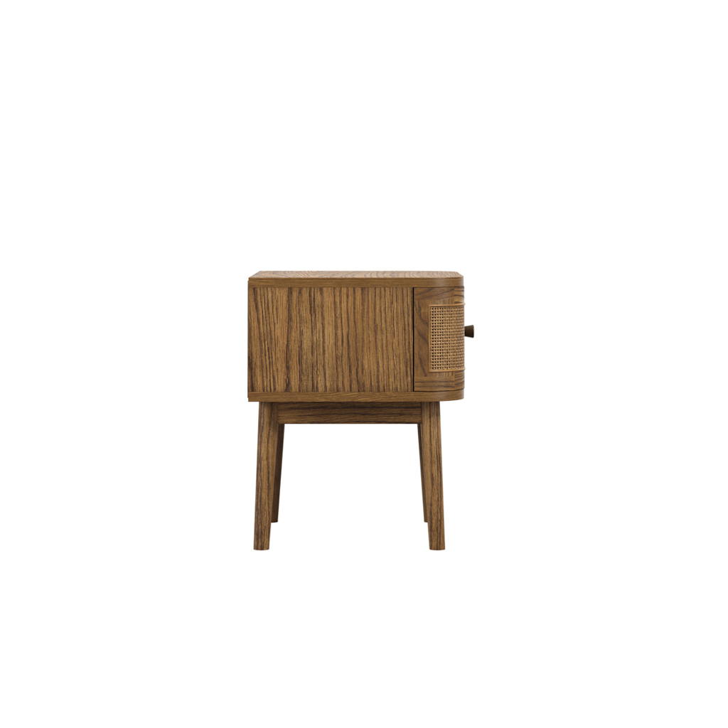 Callie Smoked Bedside Cabinet