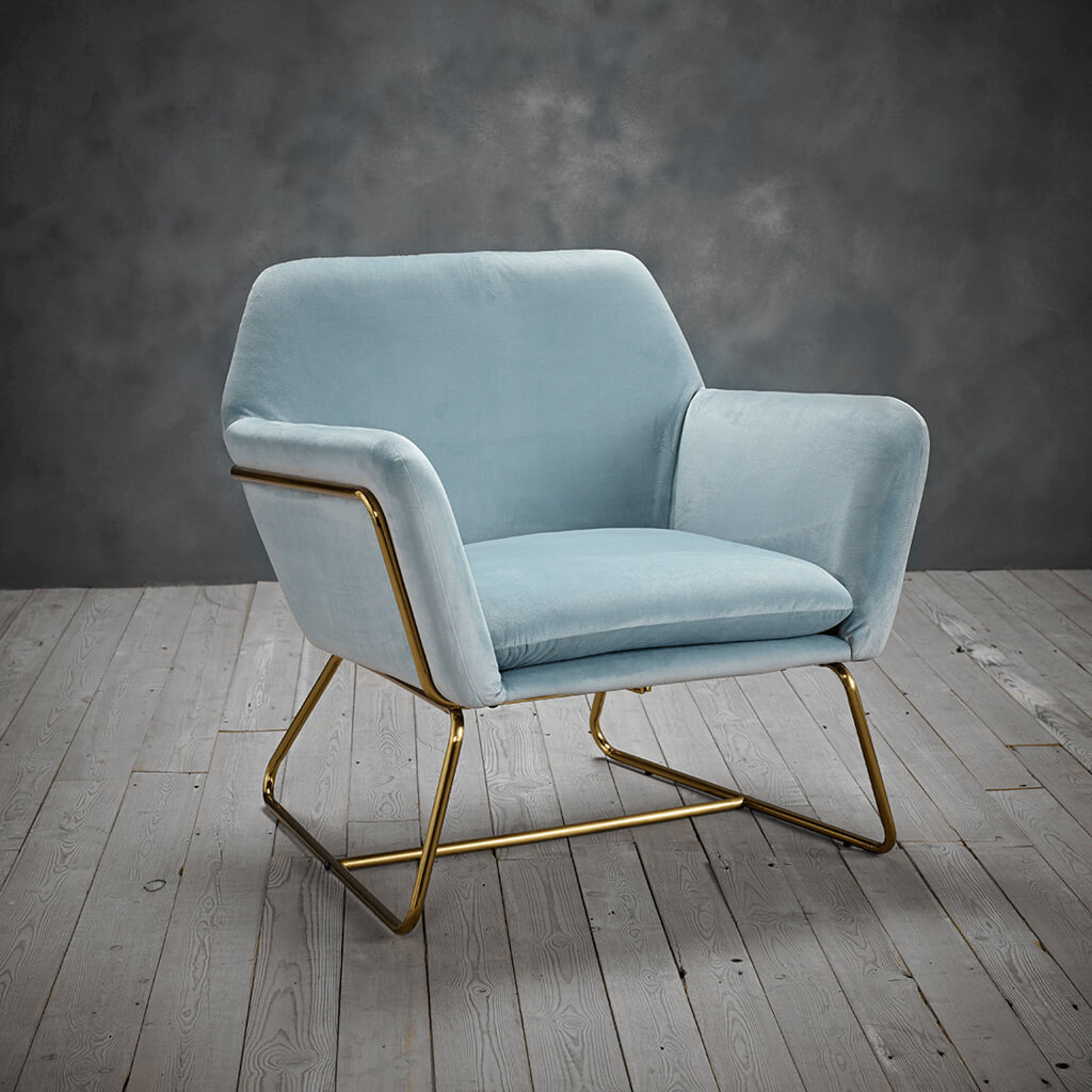 Charles Sky Blue Chair