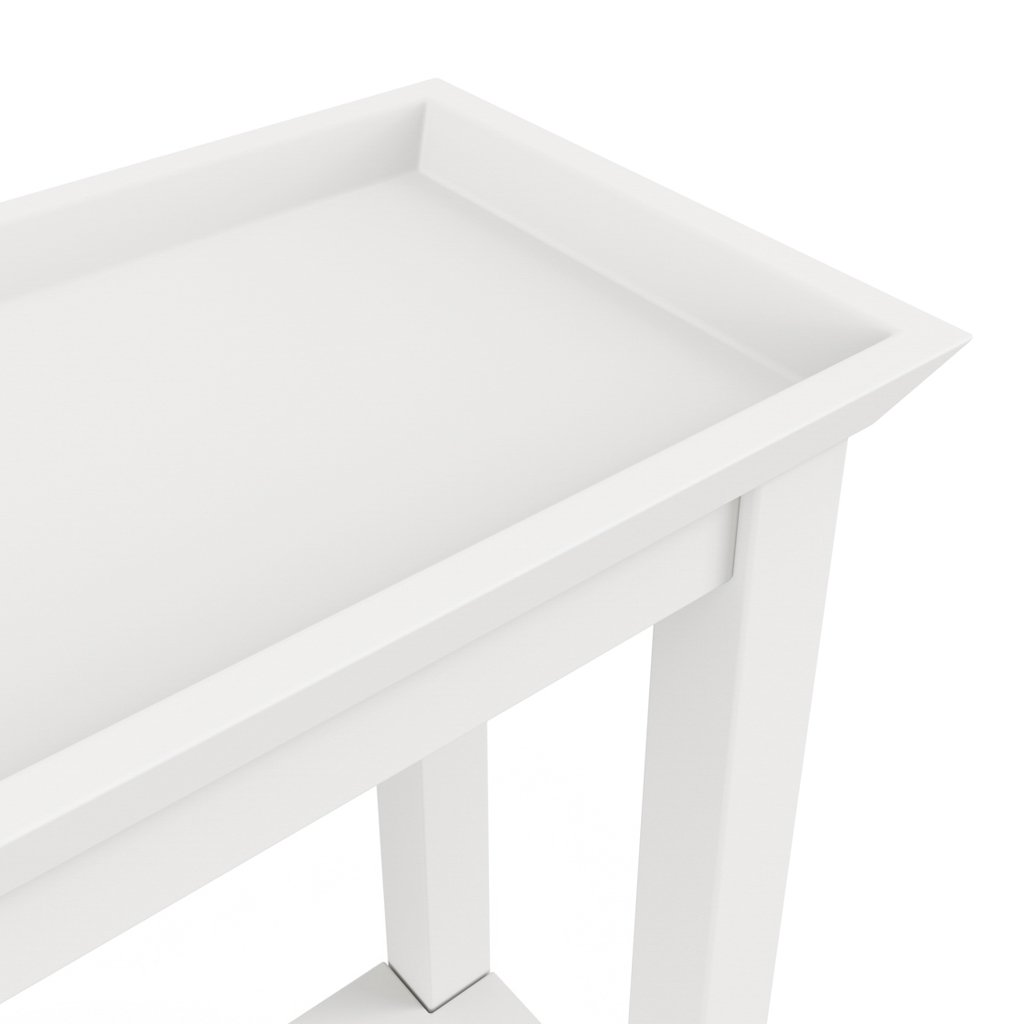 Cote White Side Table