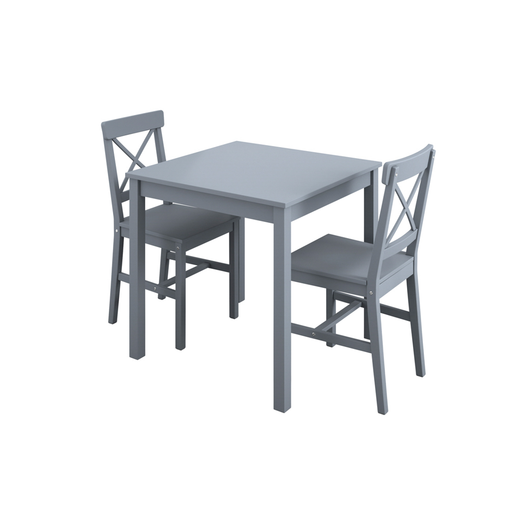 Crawford Anthracite Grey 2 Seater Dining Set (3 PACKS)