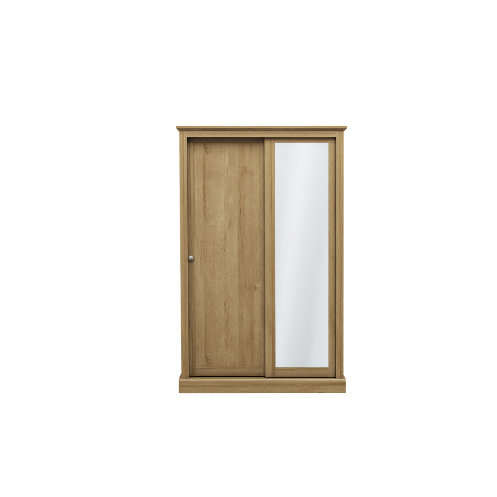 Devon Oak Double Sliding Wardrobe