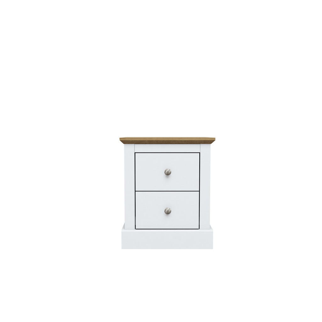 Devon White Bedside Cabinet