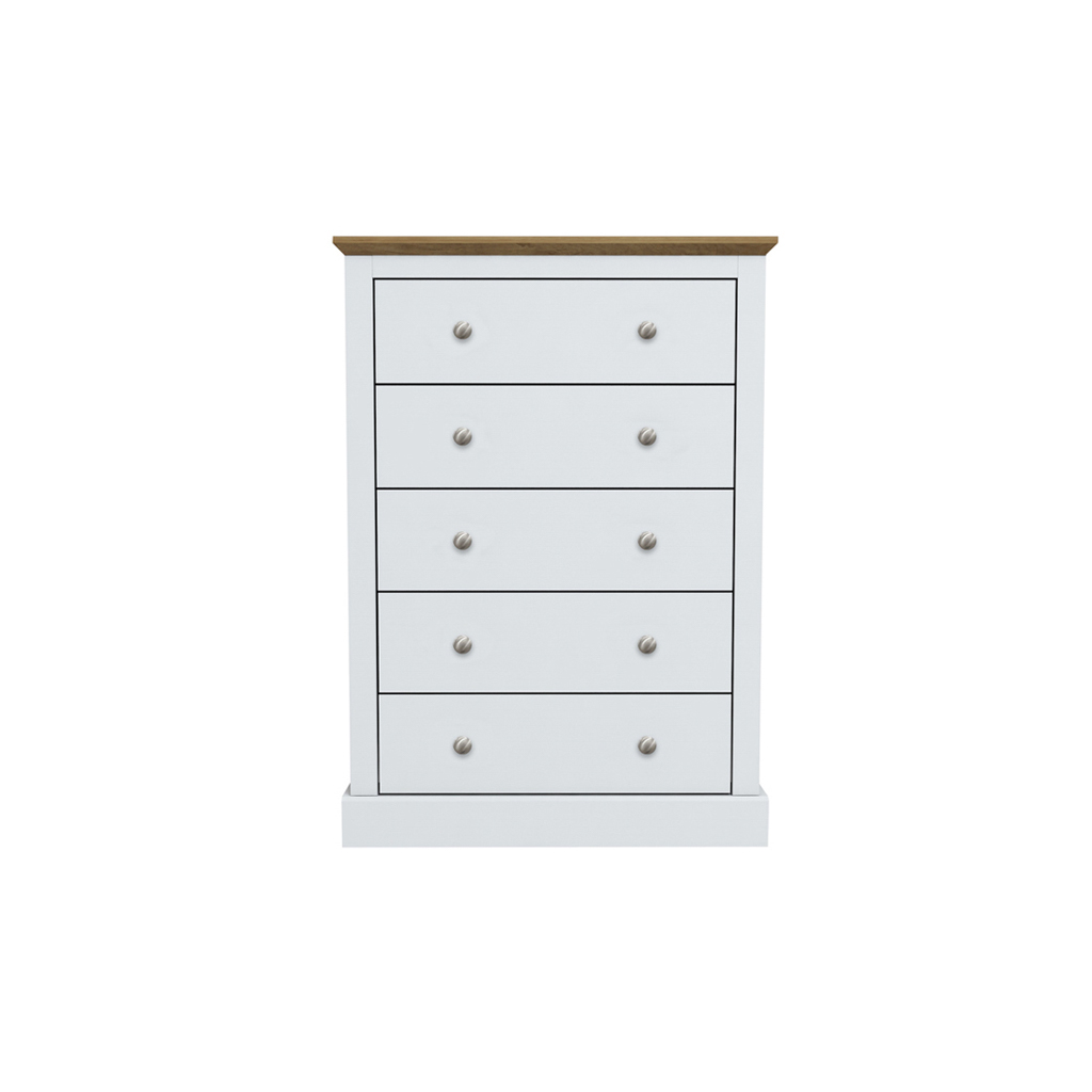 Devon White Chest of Drawers