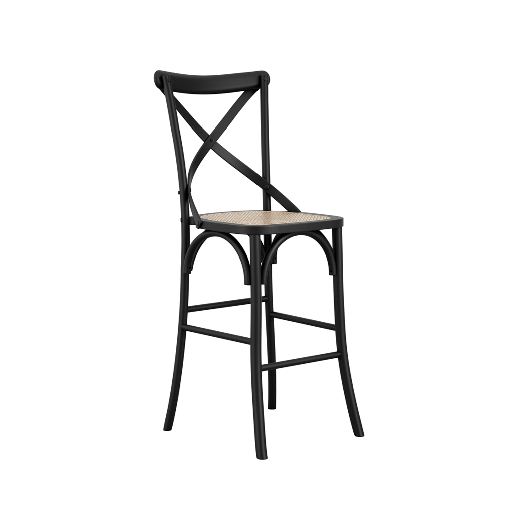 Fitzroy Black Counter Stool