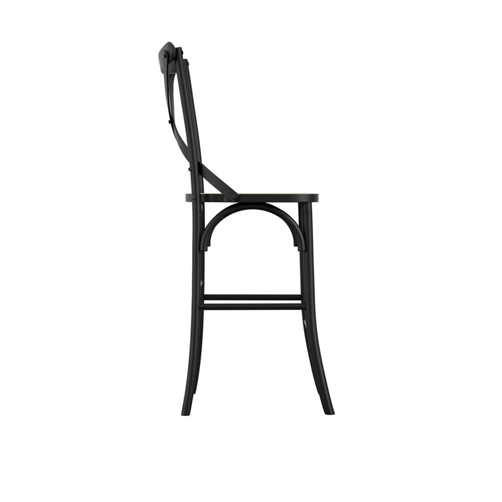 Fitzroy Black Counter Stool