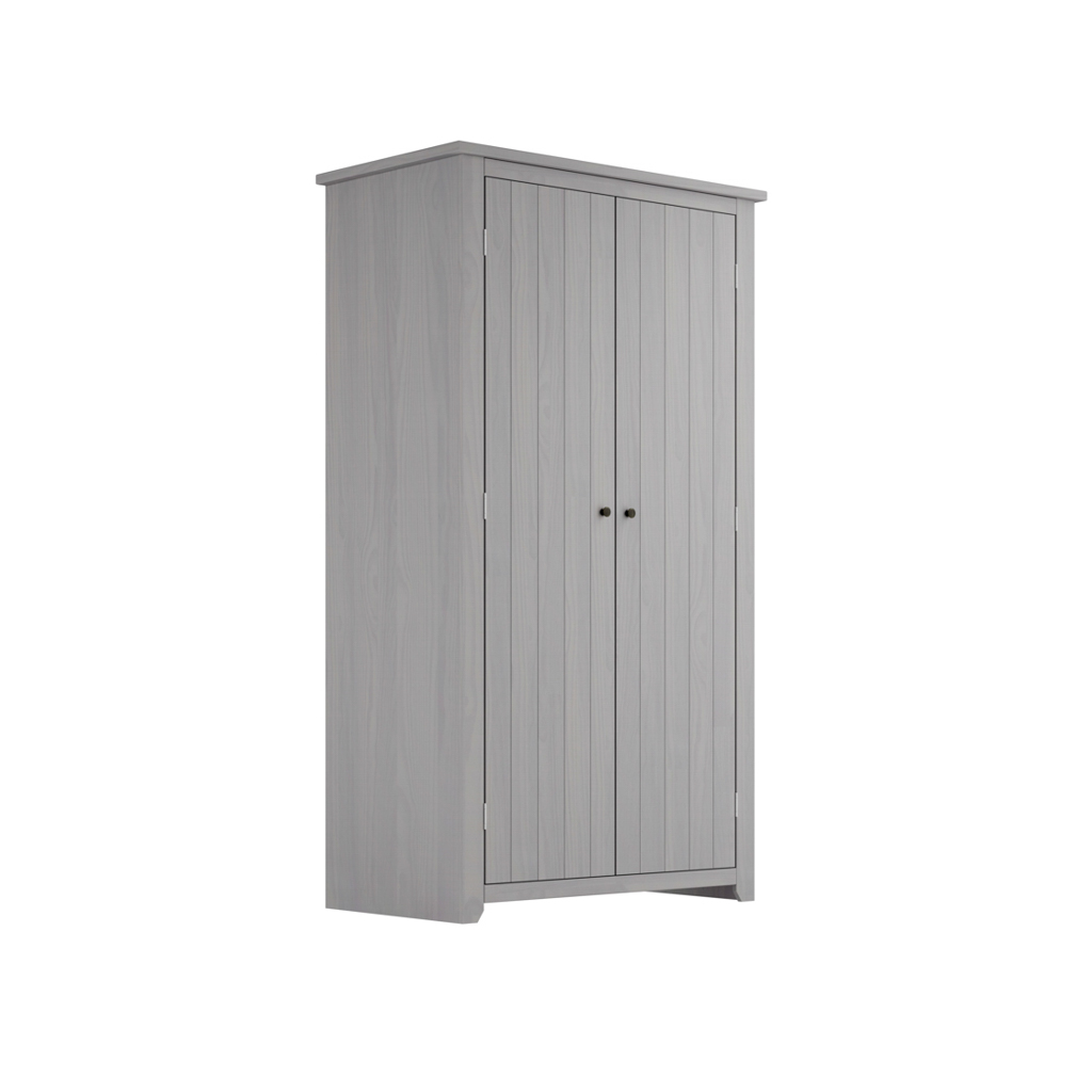 Havana Grey 2 Door Wardrobe