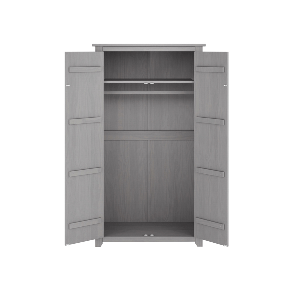 Havana Grey 2 Door Wardrobe