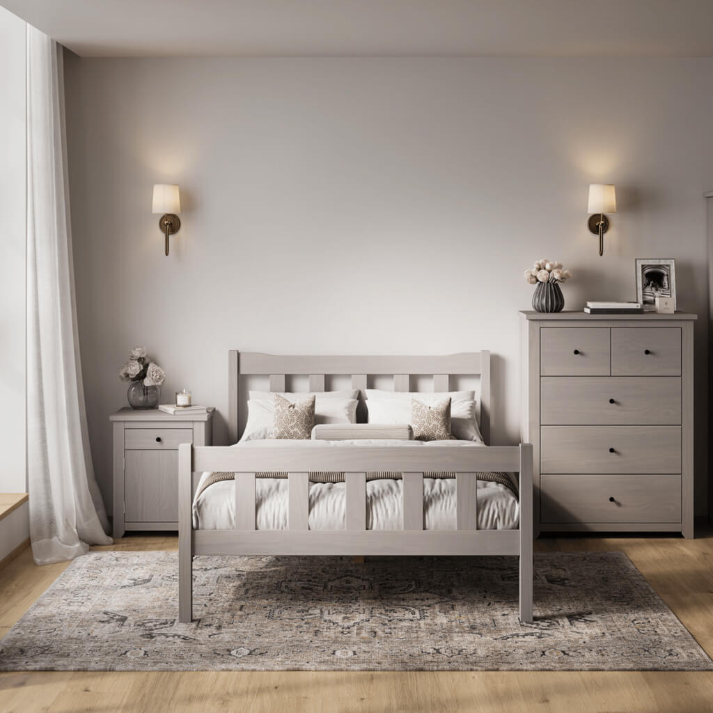 Havana Grey Double Bed