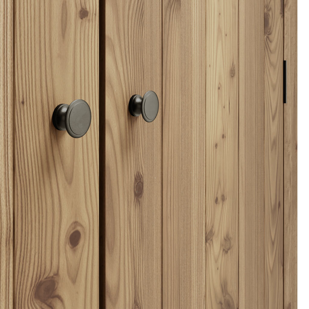 Havana Pine 2 Door Wardrobe