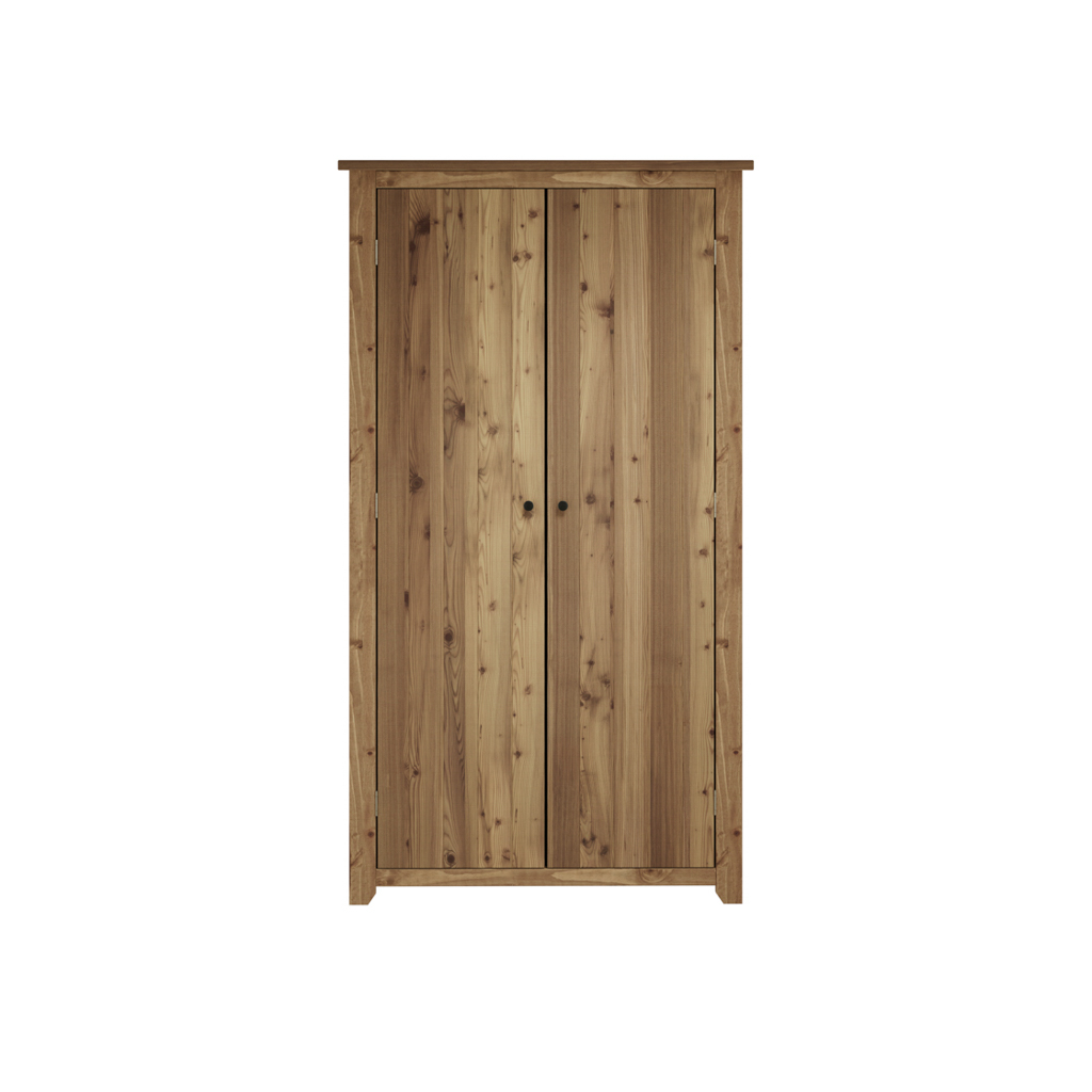 Havana Pine 2 Door Wardrobe