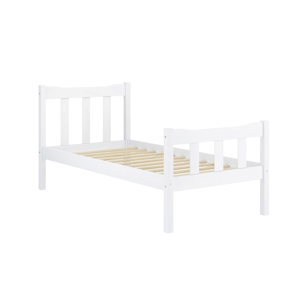 Havana White Single Bed