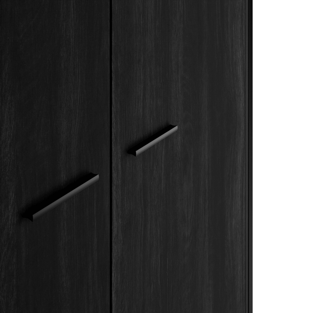 Hoxton Black 2 Door Wardrobe