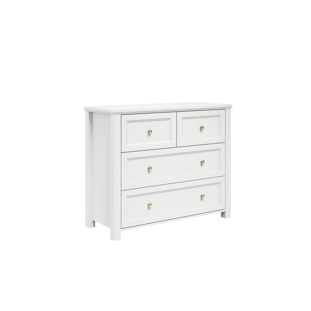 Ives White Chest of Drawers