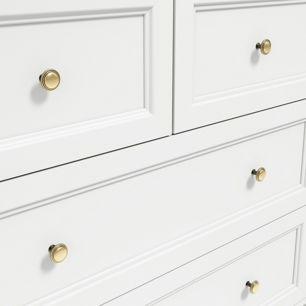 Ives White Chest of Drawers