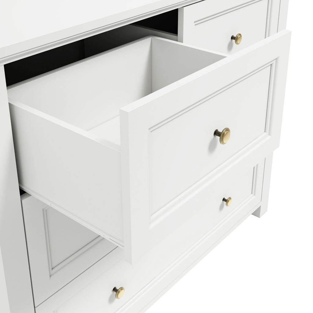 Ives White Chest of Drawers