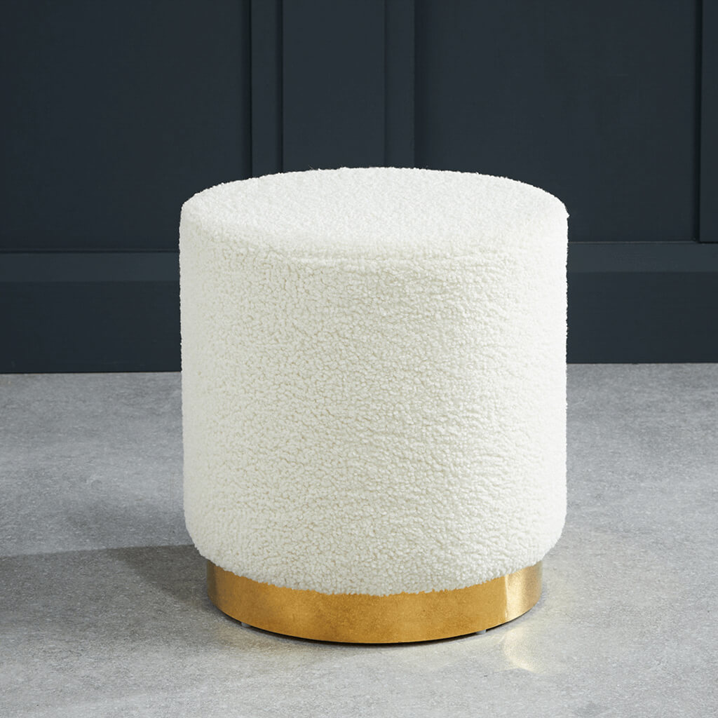 Lara Ted Small Pouffe