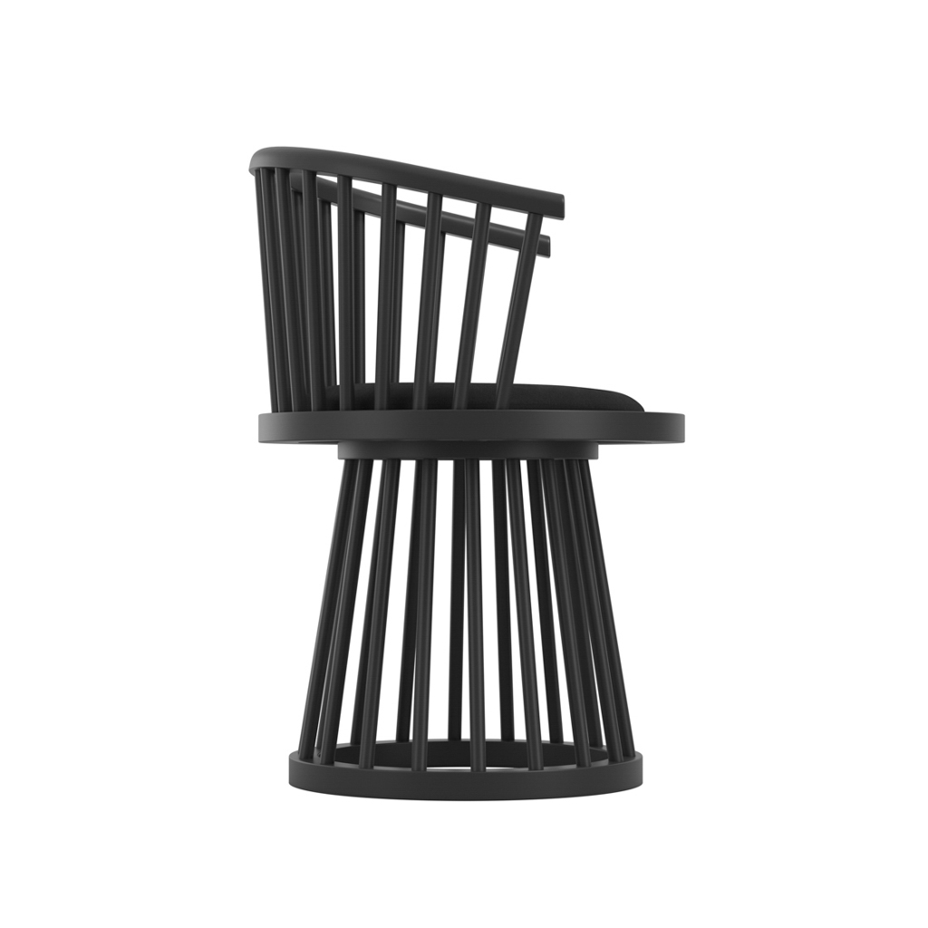 Lina Black Dining Chair