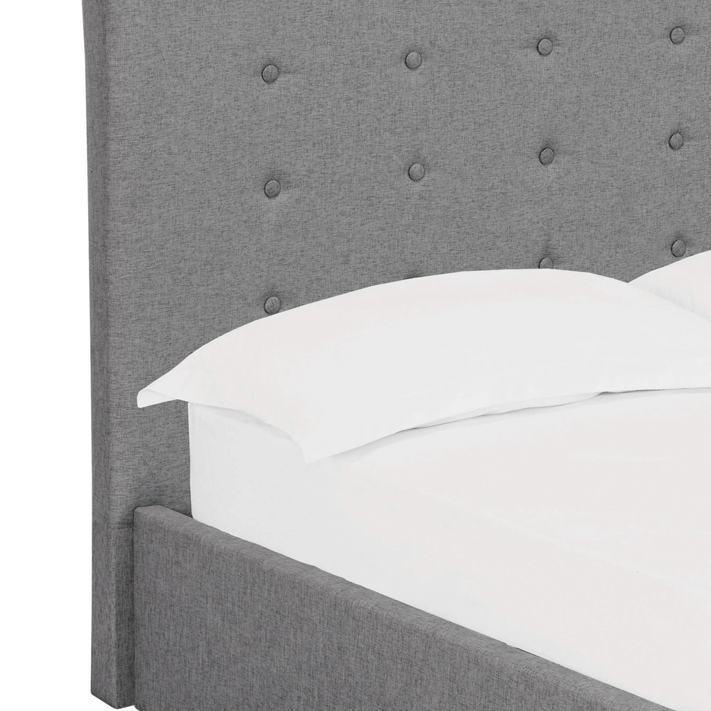 Lucca Grey Kingsize Bed