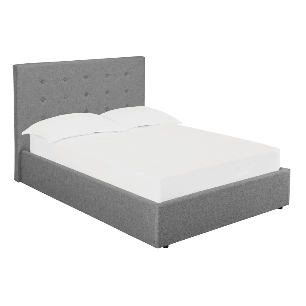 Lucca Grey Kingsize Bed