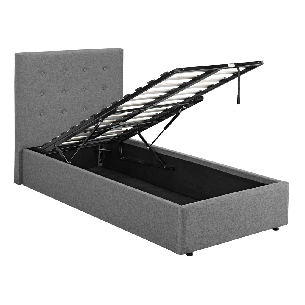 Lucca Plus Grey Single Bed