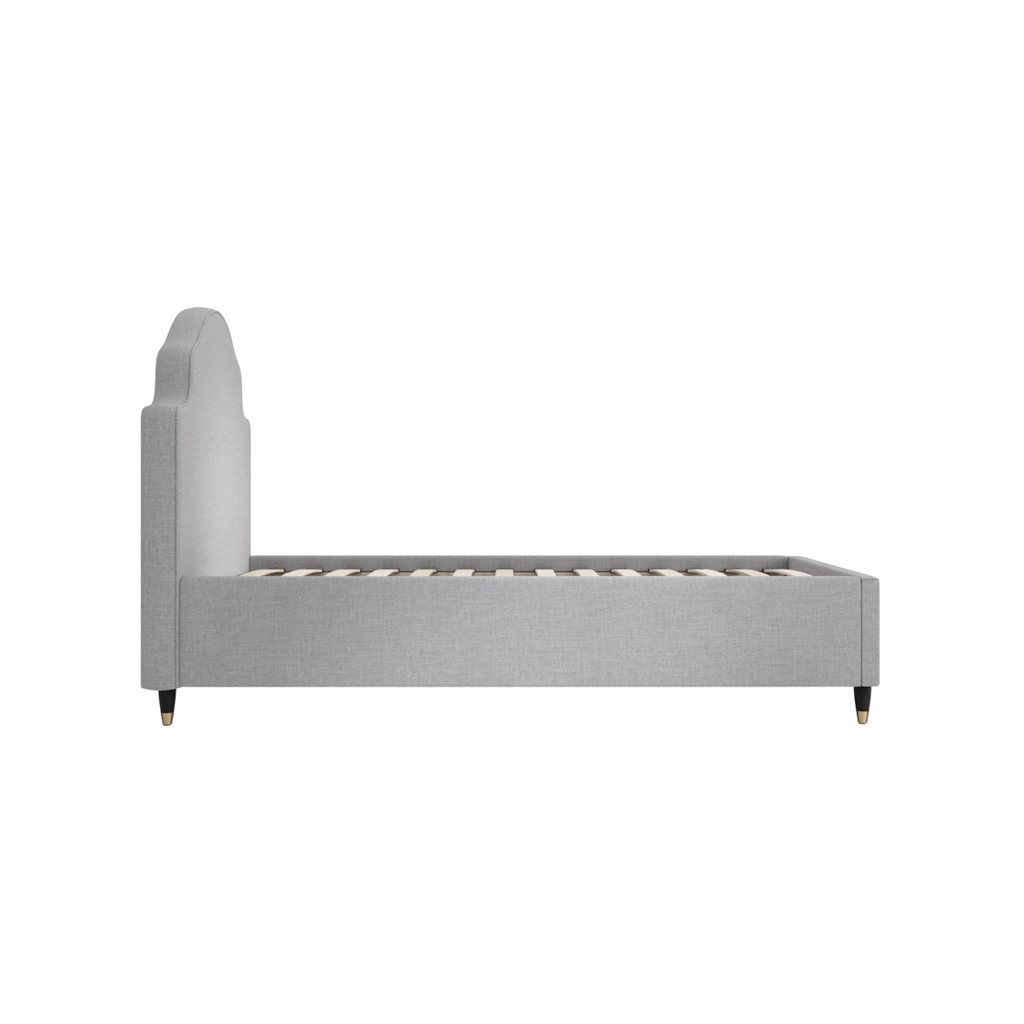 Monterey Light Grey Single Bed