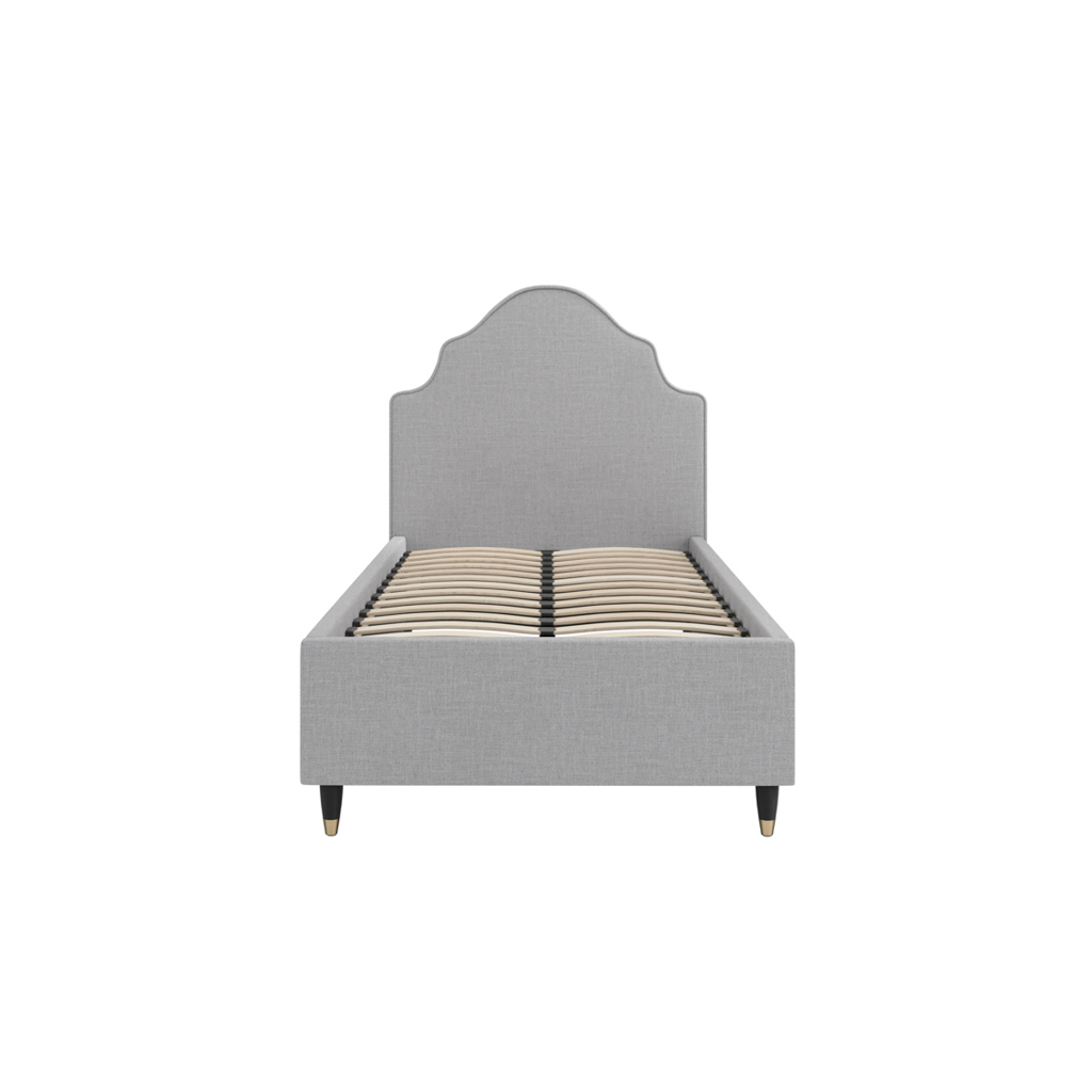 Monterey Light Grey Single Bed