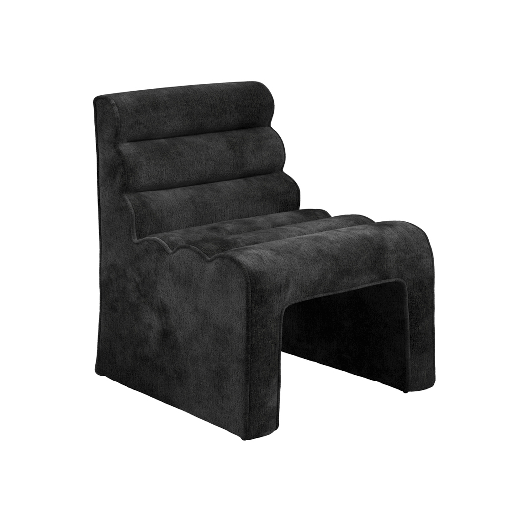 Nami Black Accent Chair