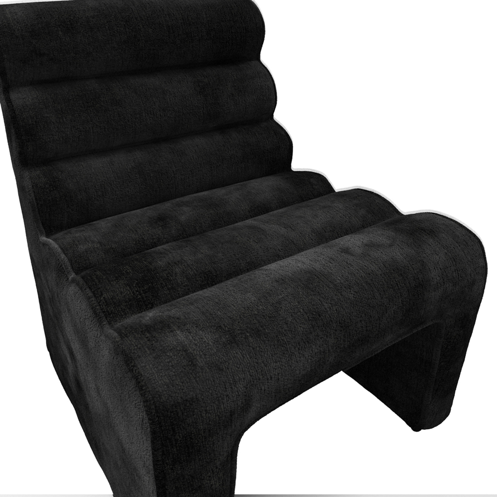 Nami Black Accent Chair