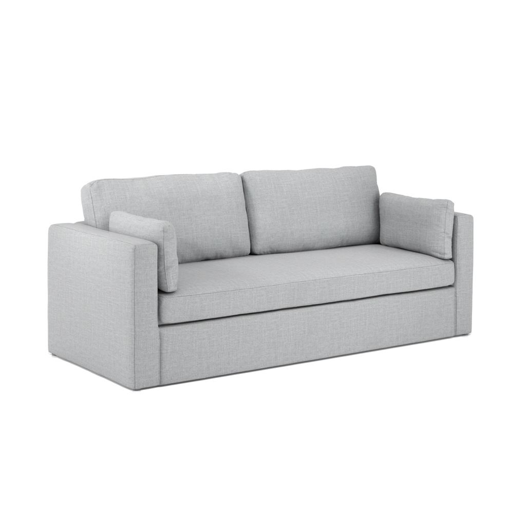 Newport Light Grey 3 Seater Sofa