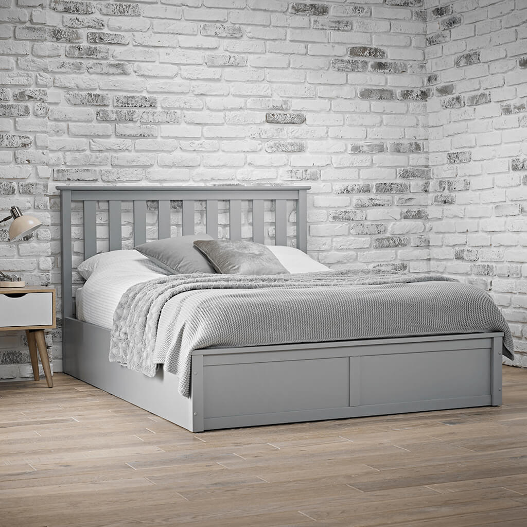 Oxford Grey Double Bed